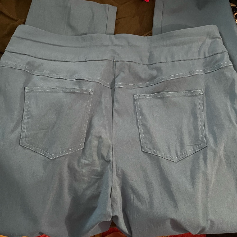 Ruby Rd. Blue Straight Leg Pants - image 2